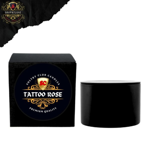 TATTOO ROSE TRAVEL CANDLE/WAX MELTS - Picture 2 of 3